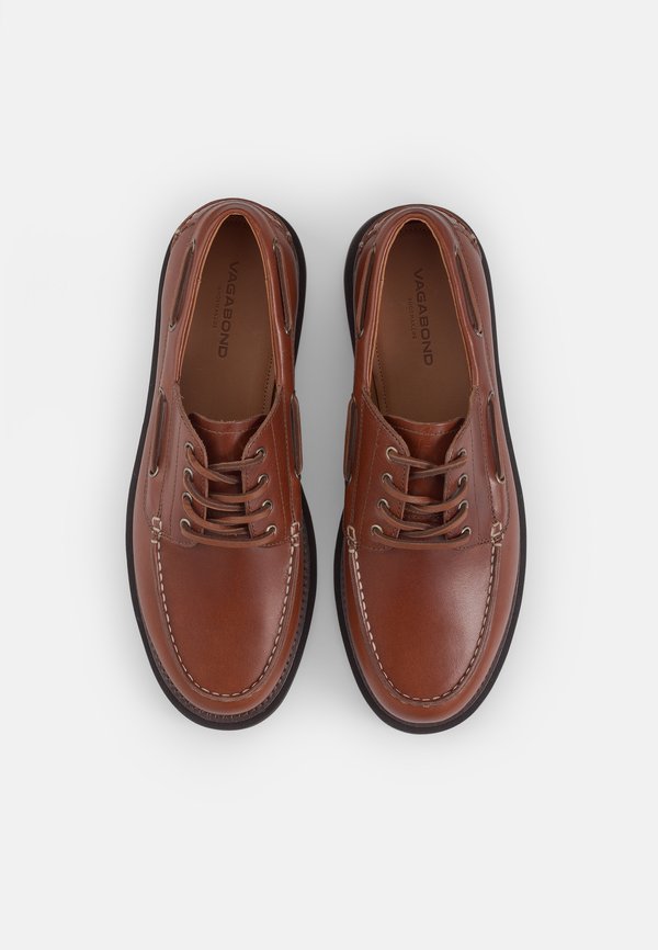 JAY - Lace-ups - cognac4