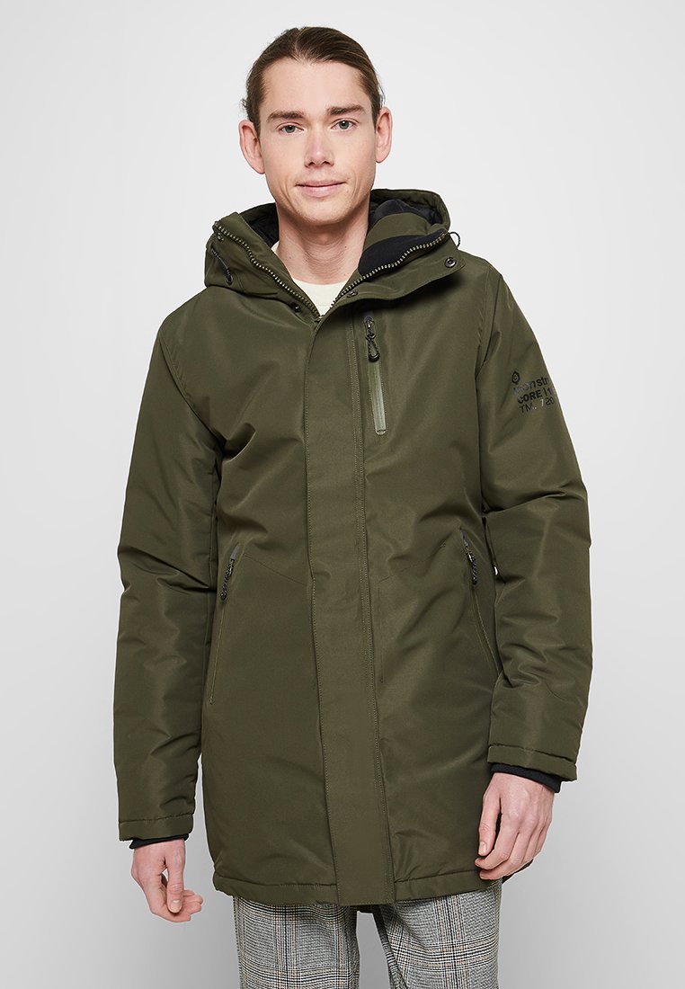 Jack & Jones JWHNORTHPOINT PARKA JACKET - Parka - forest night/oliv ...