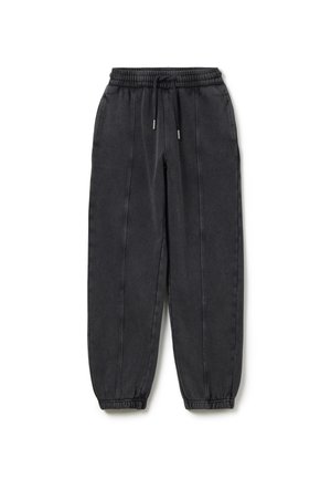 JOGGERS WITH REGULAR FIT - Pantalones deportivos - dark grey