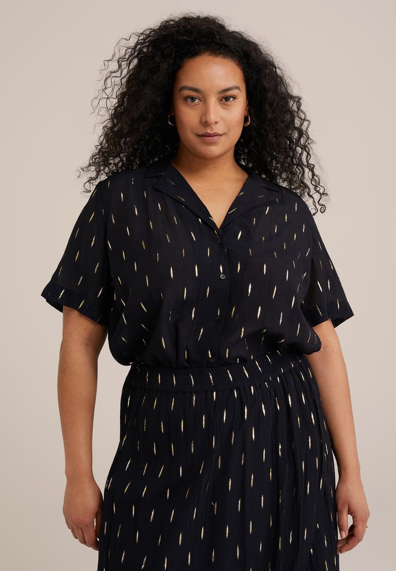 WE Fashion CURVE - Blusa - black