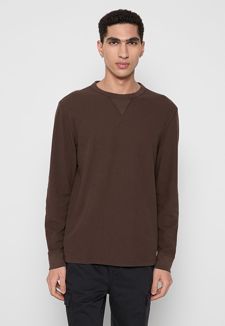 Scotch & Soda Longsleeve donkerbruin Scotch & Soda Longsleeve donkerbruin