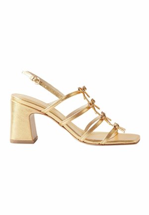 Sandali con tacco - gold