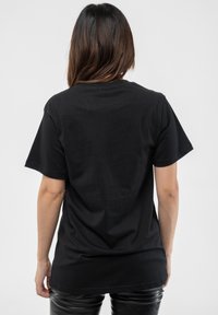 Paradiso Clothing THE ROLLING STONES TONGUE DIAMANTE - Print T-shirt - black