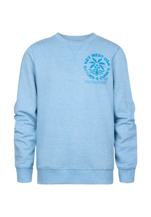 BACK PRINT SEASIDE - Sweater - pale blue