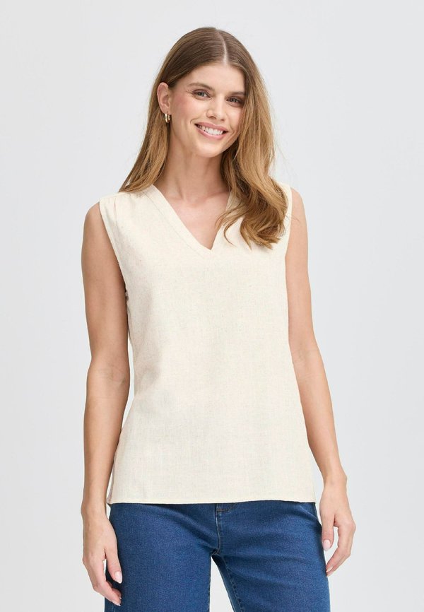 JUNA - Top - birch melange