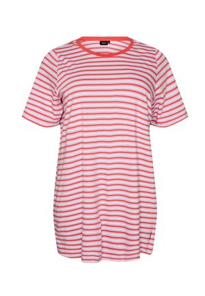 Zizzi, Print T-shirt - lila