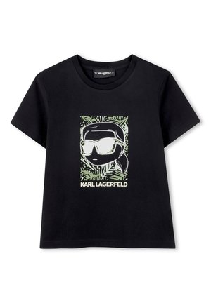 KURZÄRMELIGES  - T-shirt imprimé - black