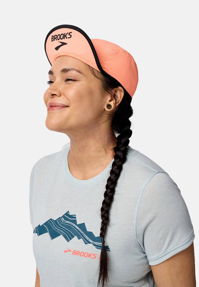 Brooks LIGHTWEIGHT PACKABLE - Kepuraitė - neo ember black