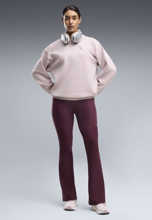 Puma, W CLOUDSPUN CREW NECK - Sweatshirt - misty pink