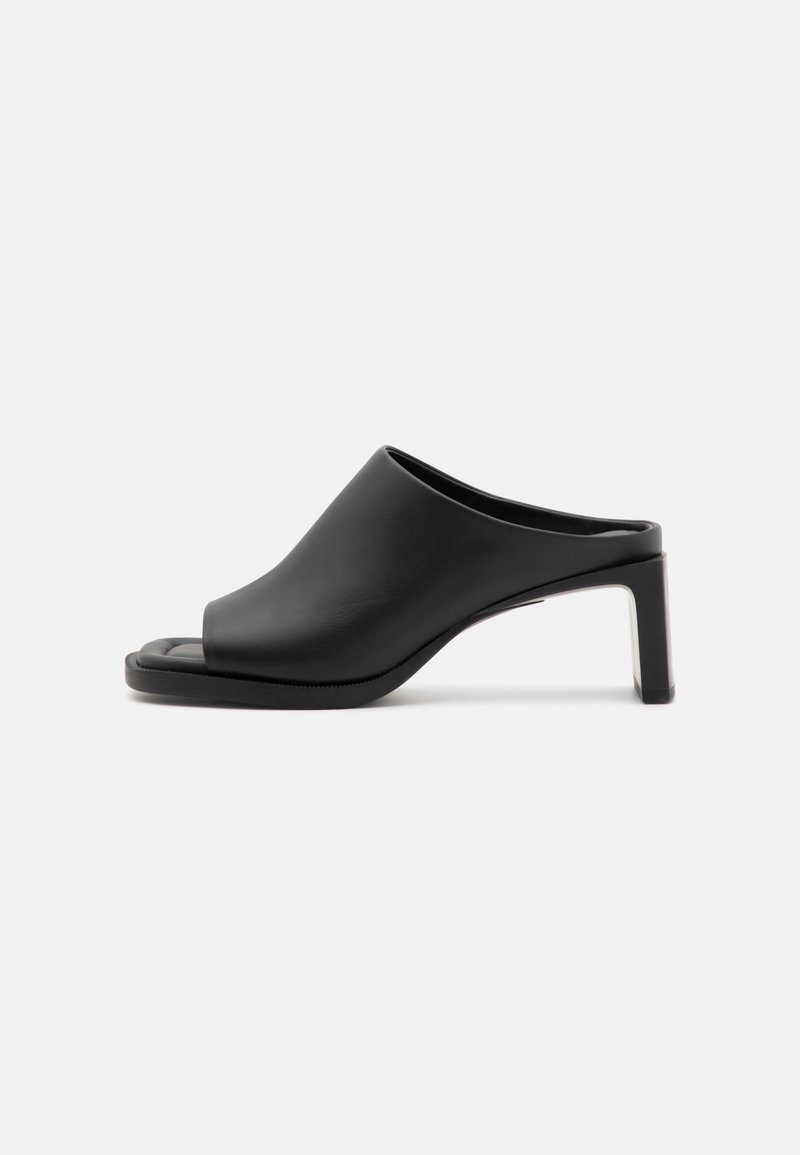 Tommy Jeans MID HEEL - Mules de tacón - black