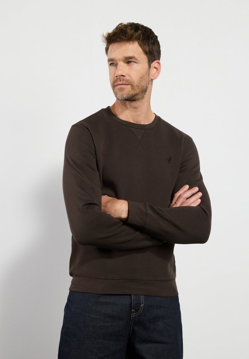 Pier One Sweatshirt - dark brown