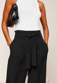 Lipsy WIDE LEG - Hlače - black