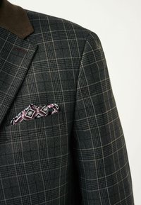 Next TAILORED FIT TEXTURED - Sako - charcoal grey