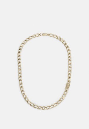 BRUSHED CHAIN LINK NECKLACE - Grandinėlė - gold-coloured