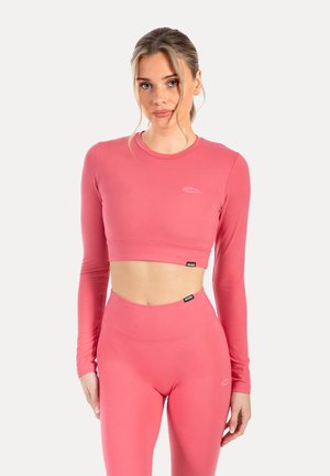 CROP LONGSLEEVE THALINA - Långärmad tröja - pink