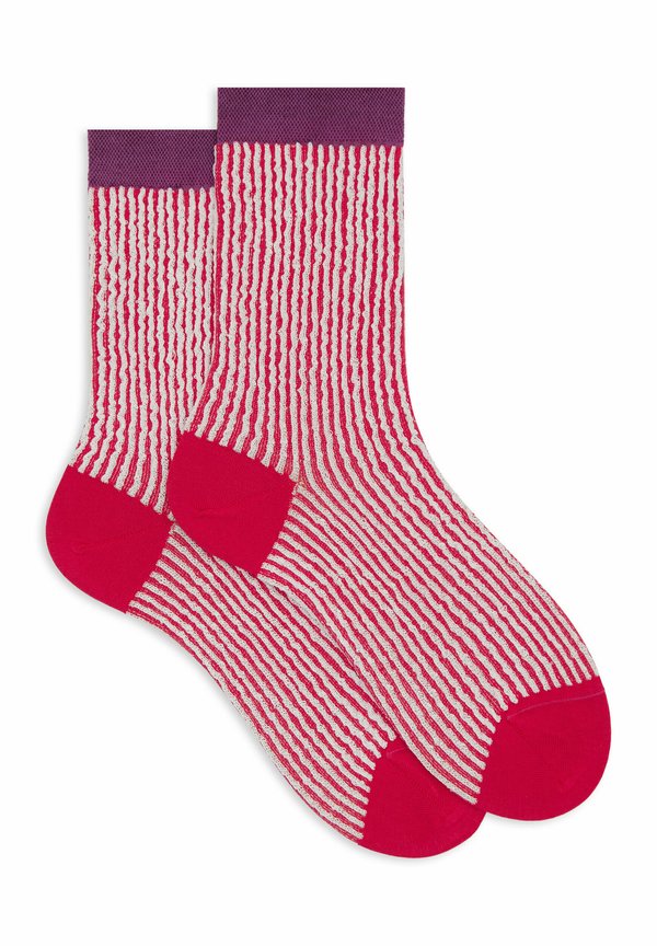 SEERSUCKER MOTIF - Socken - ciliegia bianco