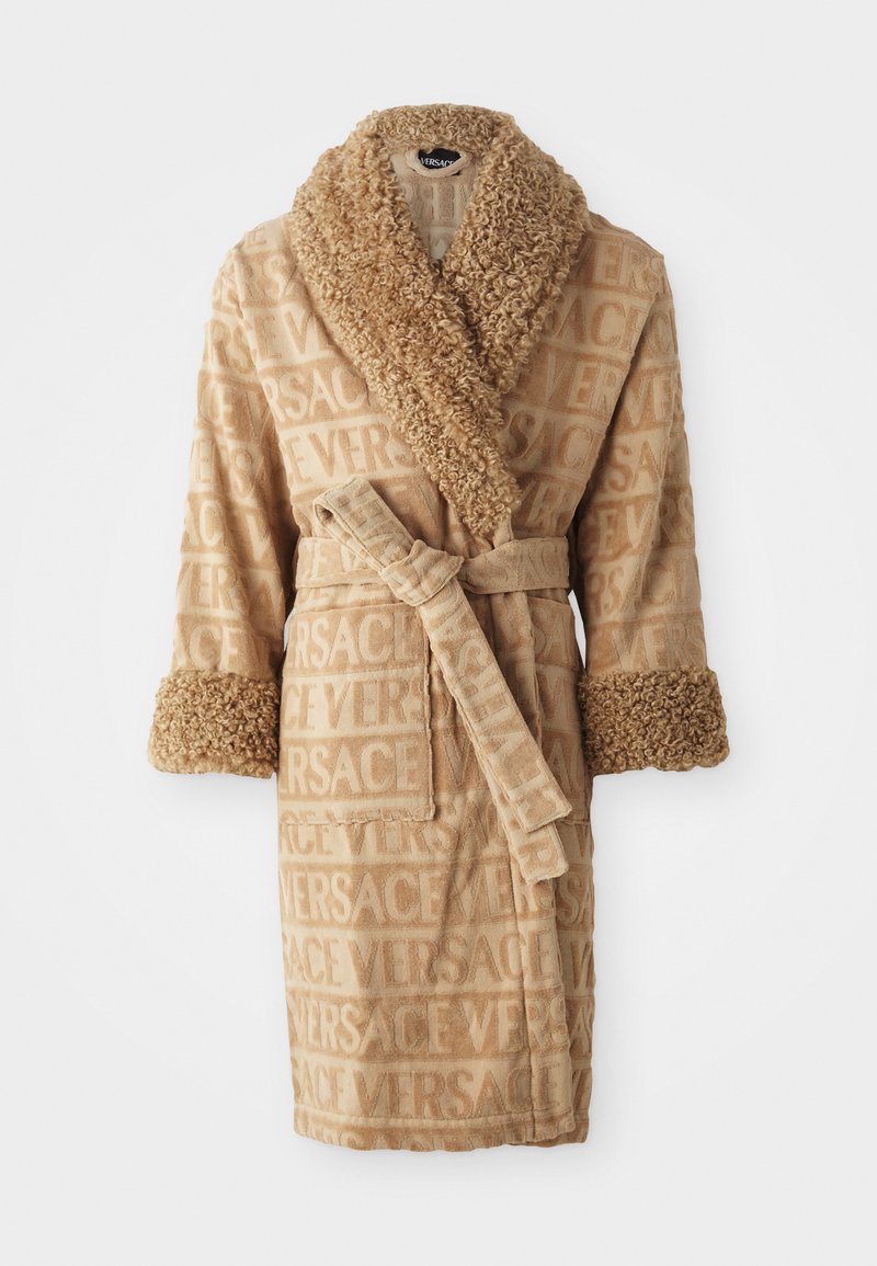 Versace BATHROBE TERRY UNISEX - Halāts - camel