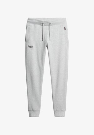 Superdry & Co ESSENTIAL LOGO JOGGERS - Pantaloni sportivi - gletschergrau meliert