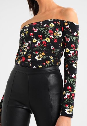 Top s dlouhým rukávem - black