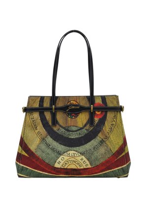 PLANETARIUM  - Shopping bag - yellow red green