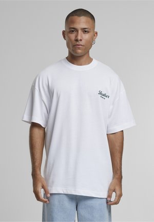 Another Cotton Lab, SUNDAY DRIVING OVERSIZE - Printtipaita - white