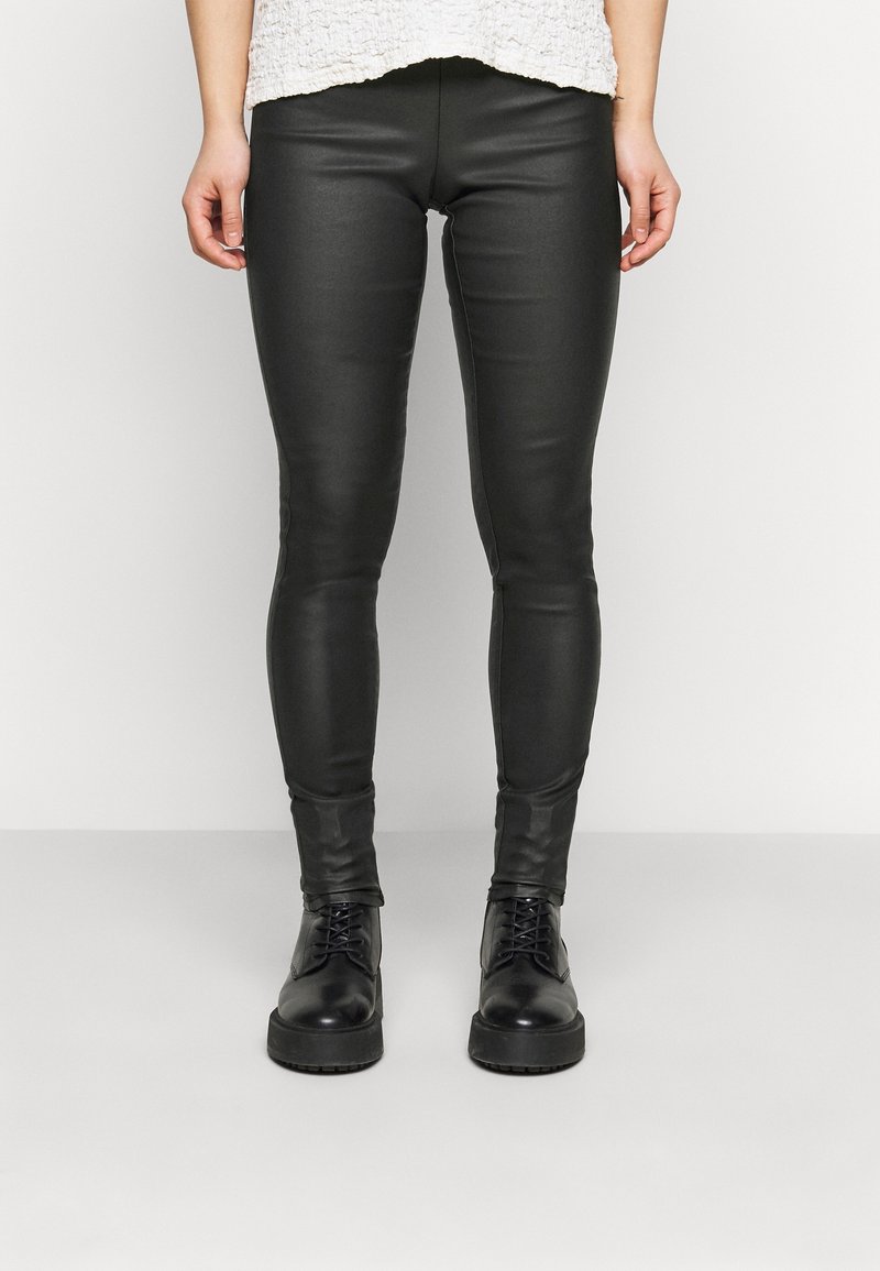 Pieces Petite Leggings - Byxor - black