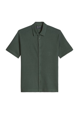 Marc O'Polo, MARC O'POLO DFC POLOSHIRT REGULAR MIT FEINER WAFFEL-STRUKTUR   - Hemd - mangrove