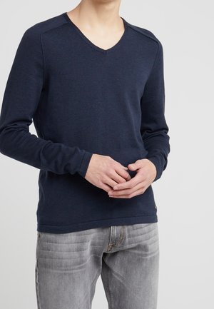 Strickpullover - dark blue