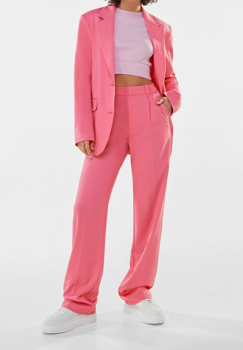 Bershka Trousers - pink - (Pre-owned) - Zalando.ie