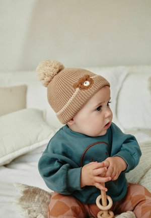 - REGULAR FIT - Berretto - tan brown bear