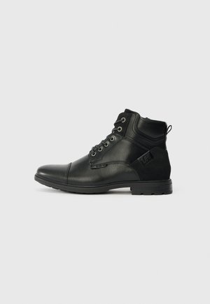 TRISTAN MEN MID - Šněrovací kotníkové boty - triple black