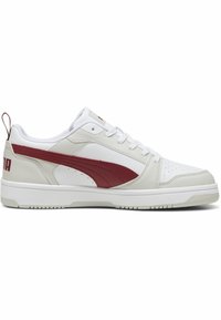 Puma REBOUND V6 UNISEX  - Sneakers basse - glacial gray intense red white