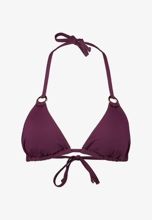 LASCANA WIRE - Bikini-Top - bordeaux