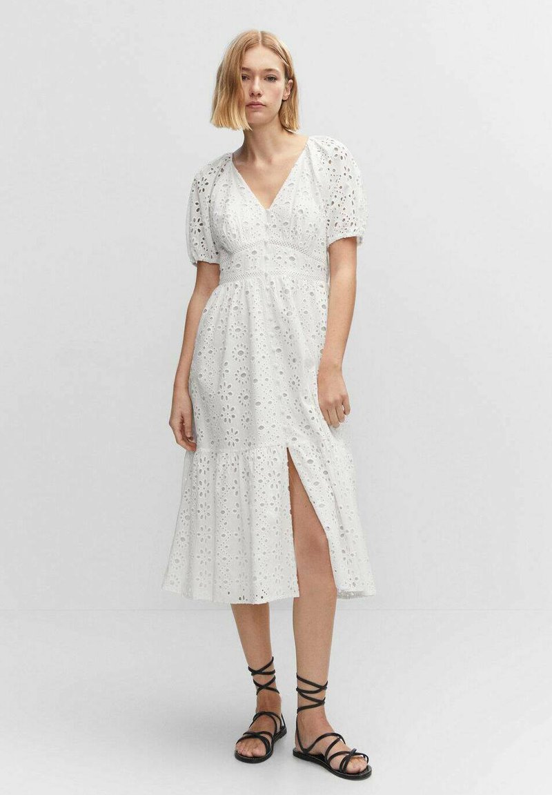 Mango ROMI Skjortklänning bílá/vit Zalando.se