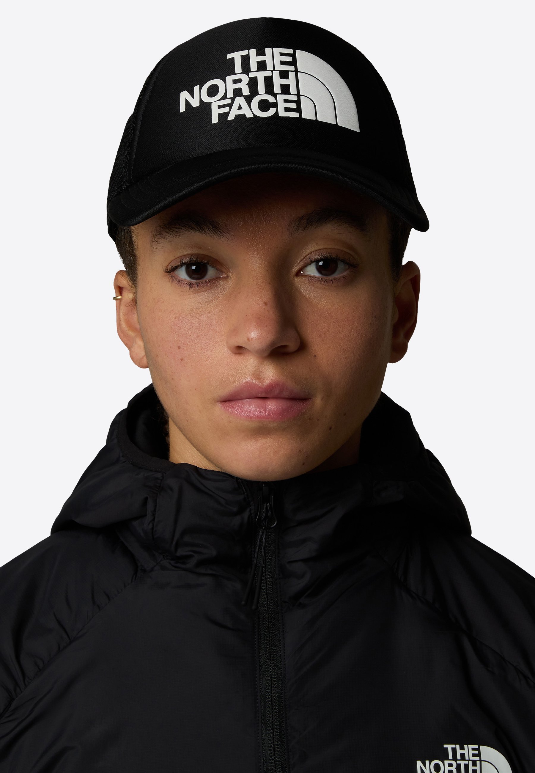 ザ・ノース・フェイス THE NORTH FACE  NOWEATHER HAT The North Face TNF LOGO TRUCKER - Șapcă - black/white/negru
