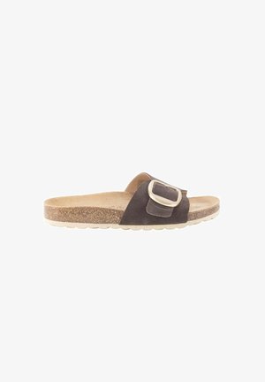 KESLEM, SANDALIAS KESLEM, MUJER - Sandalias planas - marrón