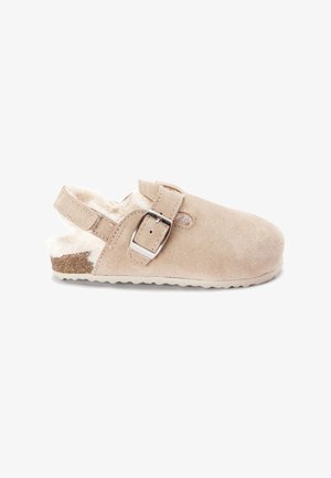 Next LEATHER CORKBED MULE SLIPPERS - Klapki płaskie