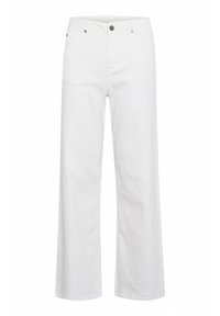 HIGH WAIST   - Flared Jeans - chalk