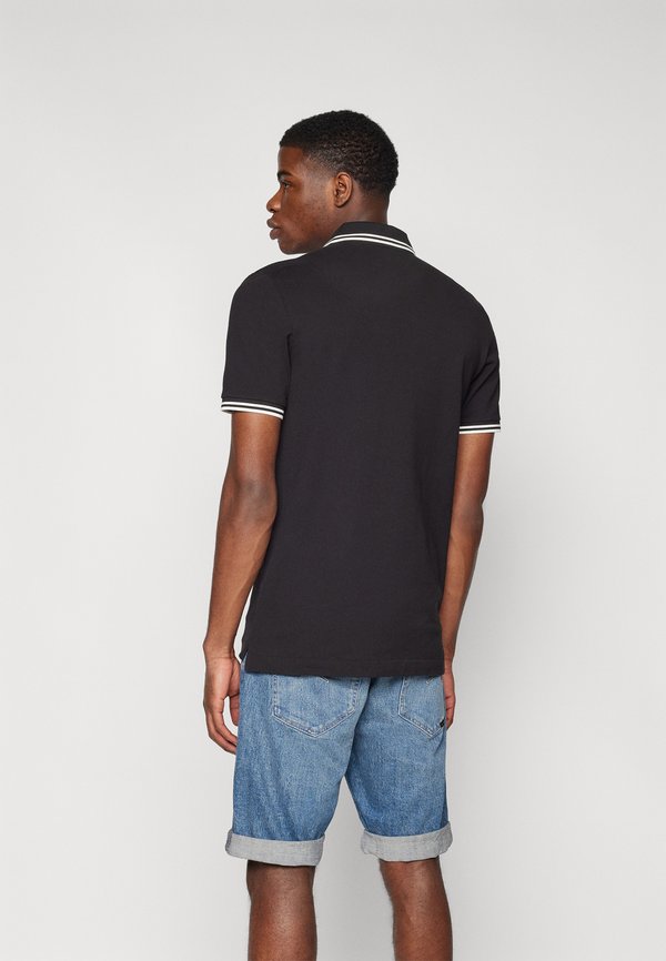 DUNDA SLIM STRIPE - Polo shirt - schwarz3