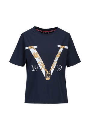 19V69 Italia, BELLARA BAROQUE - T-Shirt print - navy