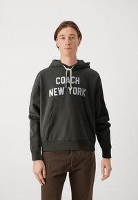 Coach - LOCATION HOODIE - Kapuutsiga pusa - black Väikepilt 1