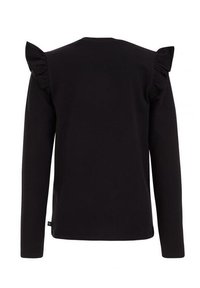 WE Fashion Top dugih rukava - black