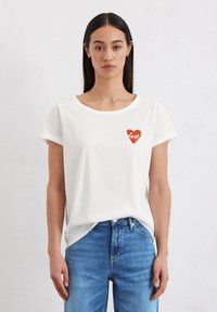 Marc O'Polo - REGULAR - Print T-shirt - white Thumbnail Image 1