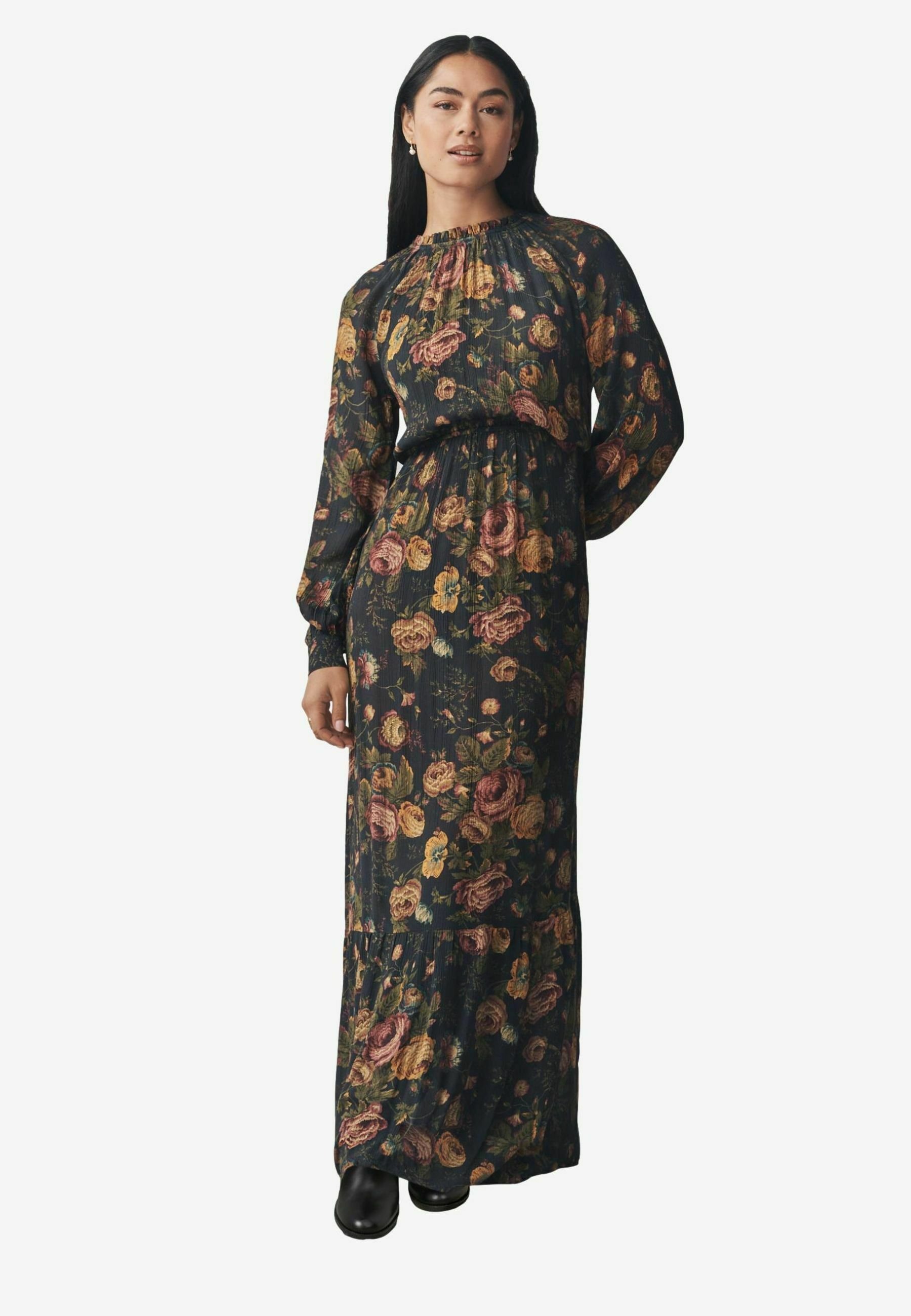Laura Ashley REGULAR FIT - Maxi dress - black uffington print