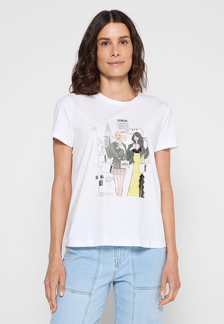 DKNY T-shirt print wit