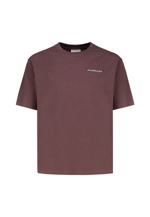 Eight 2 Nine, EIGHT 2 NINE T-SHIRT MIT STICK & PRINT - Print T-shirt - dark-brown