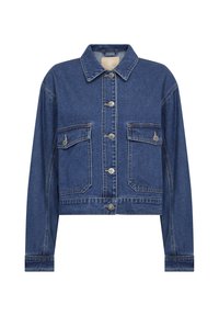 CUEVEA ANICETA - Džínová bunda - medium blue wash