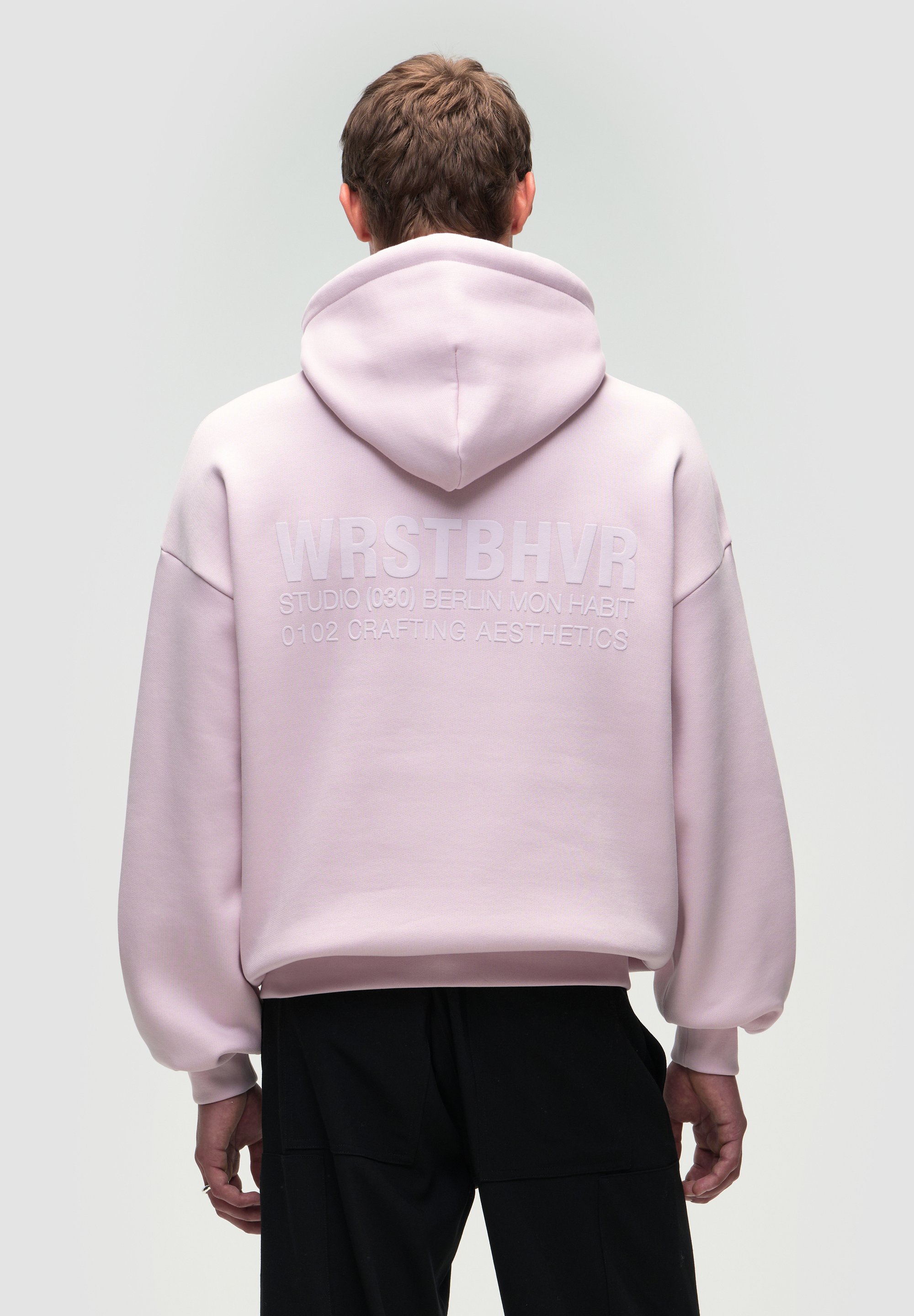 Hako Wrstbhvr Hoodie Zalando WRSTBHVR STUDIO V12 Hoodie Orchid Ice