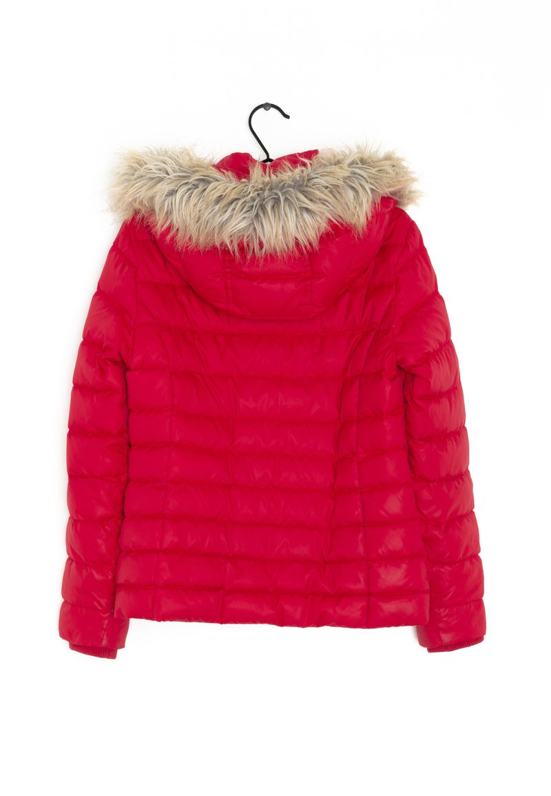 Hooded Puffer Jacket Tommy Jeans Jacke Rot Puffer Jacke