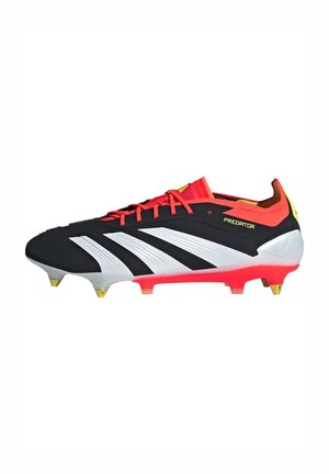 adidas Performance PREDATOR ELITE SOFT GROUND  - Fodboldstøvler til fast underlag - core black   cloud white   solar red